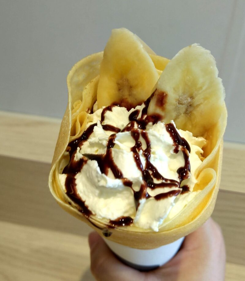 creperie kenny's 東京ドームシティ ラクーア店　チョコバナナクレープ