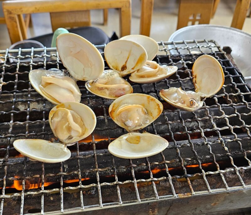 焼蛤　浜茶屋　向島　浜焼き　九十九里