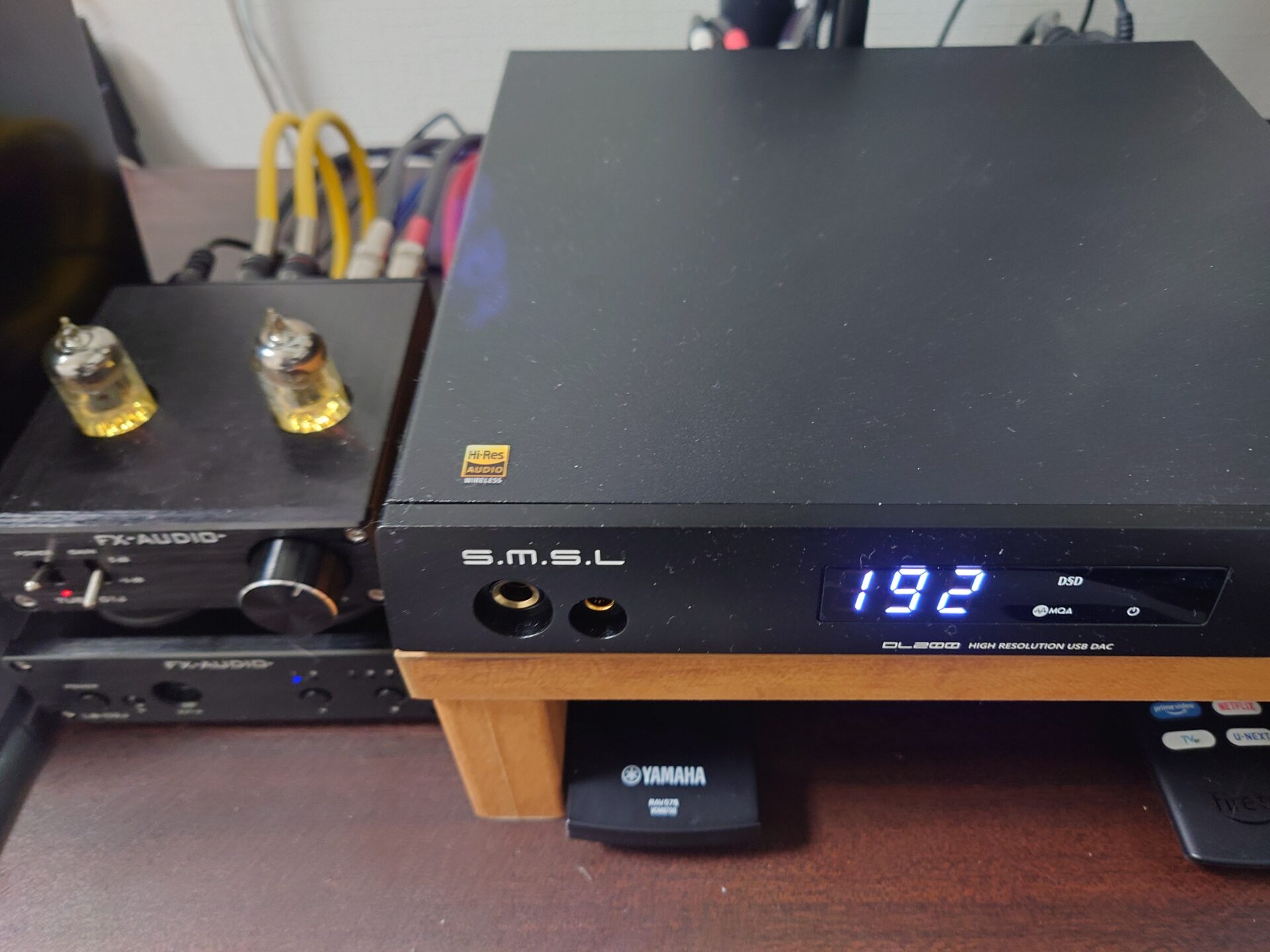 オーディオ　配置　SMSL　真空管