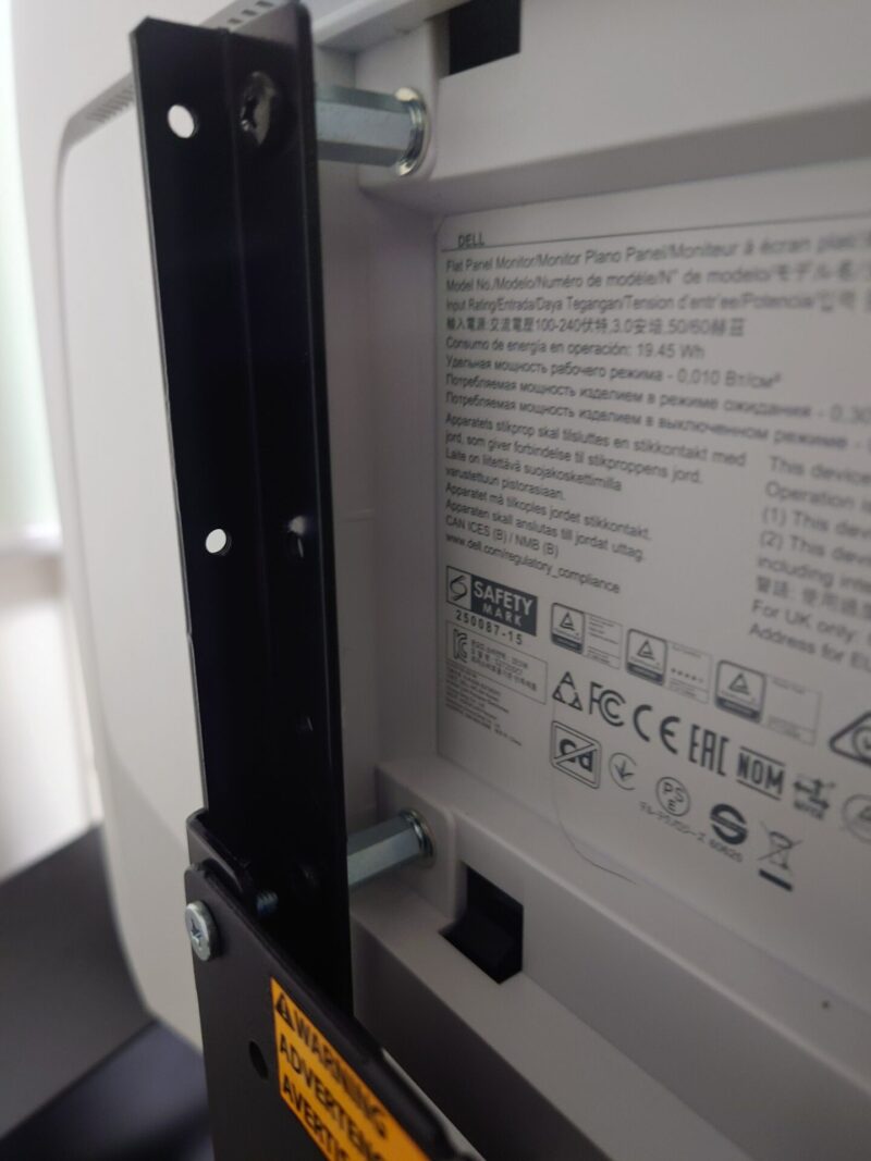 長尾製作所 NBROS モニター 裏 凹凸用 VESA スペーサー 高さ15mm M4ネジ NB-VESA-SPACER-M4