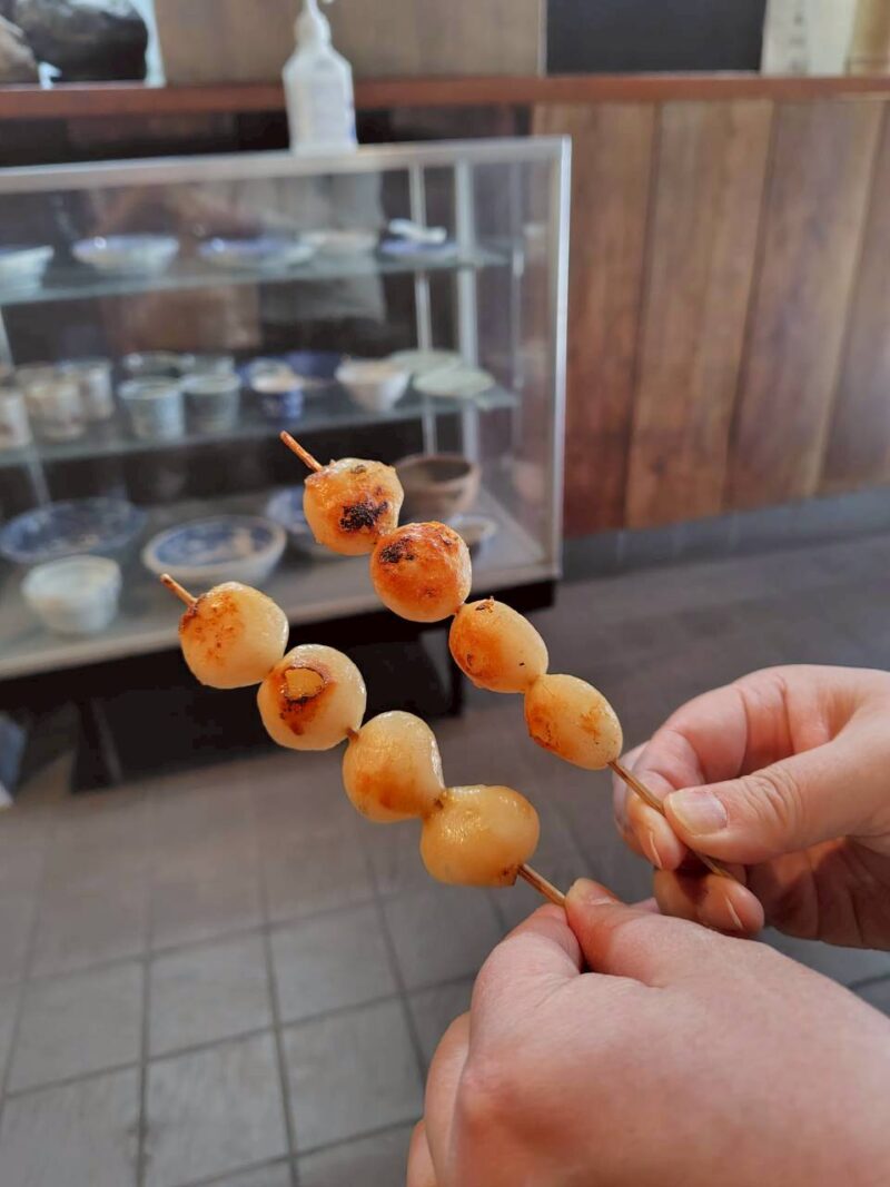 川越　時の鐘　100円だんご