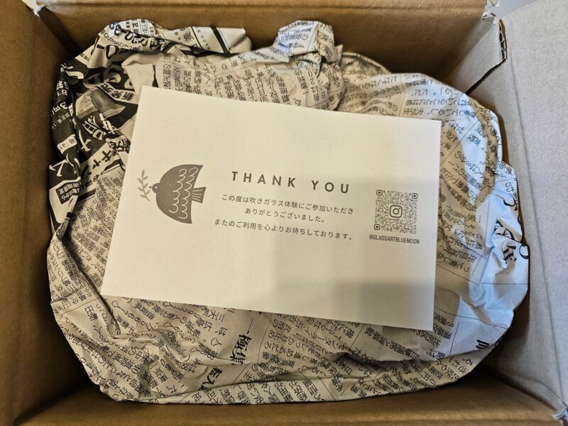 glass Art Blue Moon　川越　親子　ガラス工房　体験